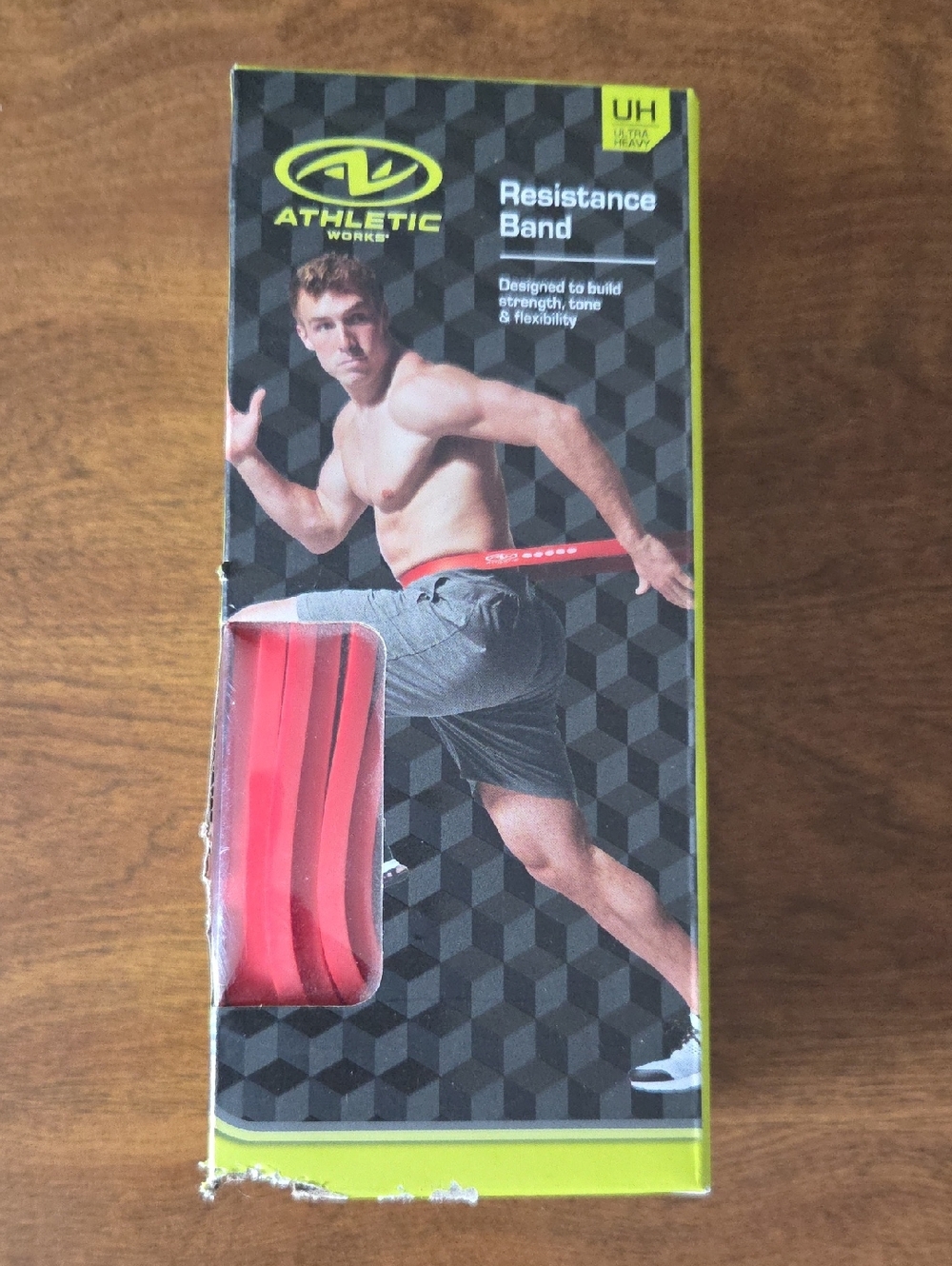Athletic Works Red Resistance Loop Band - Ultra Heavy